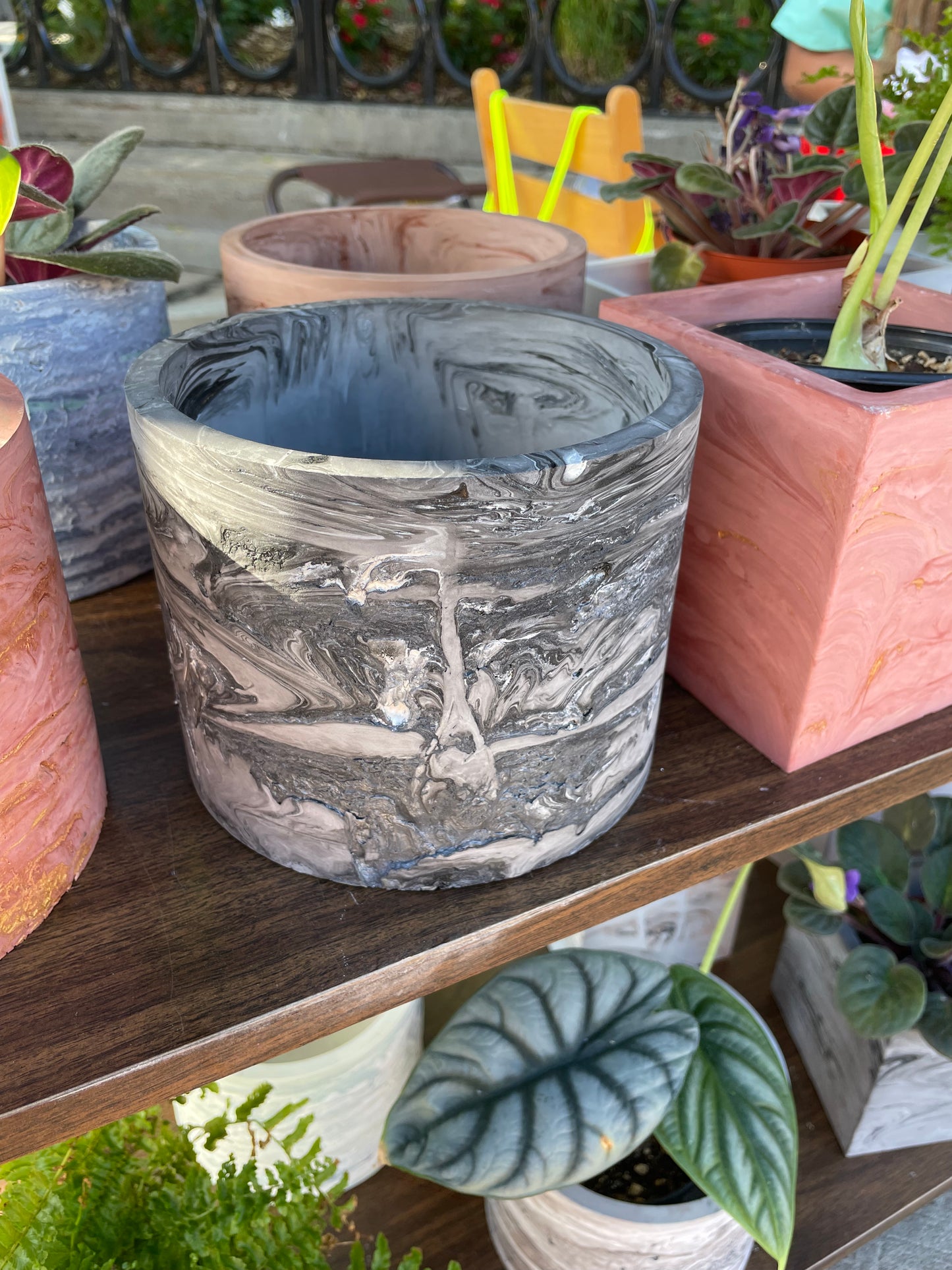 Large Handmade Stone Cement Concrete Planter